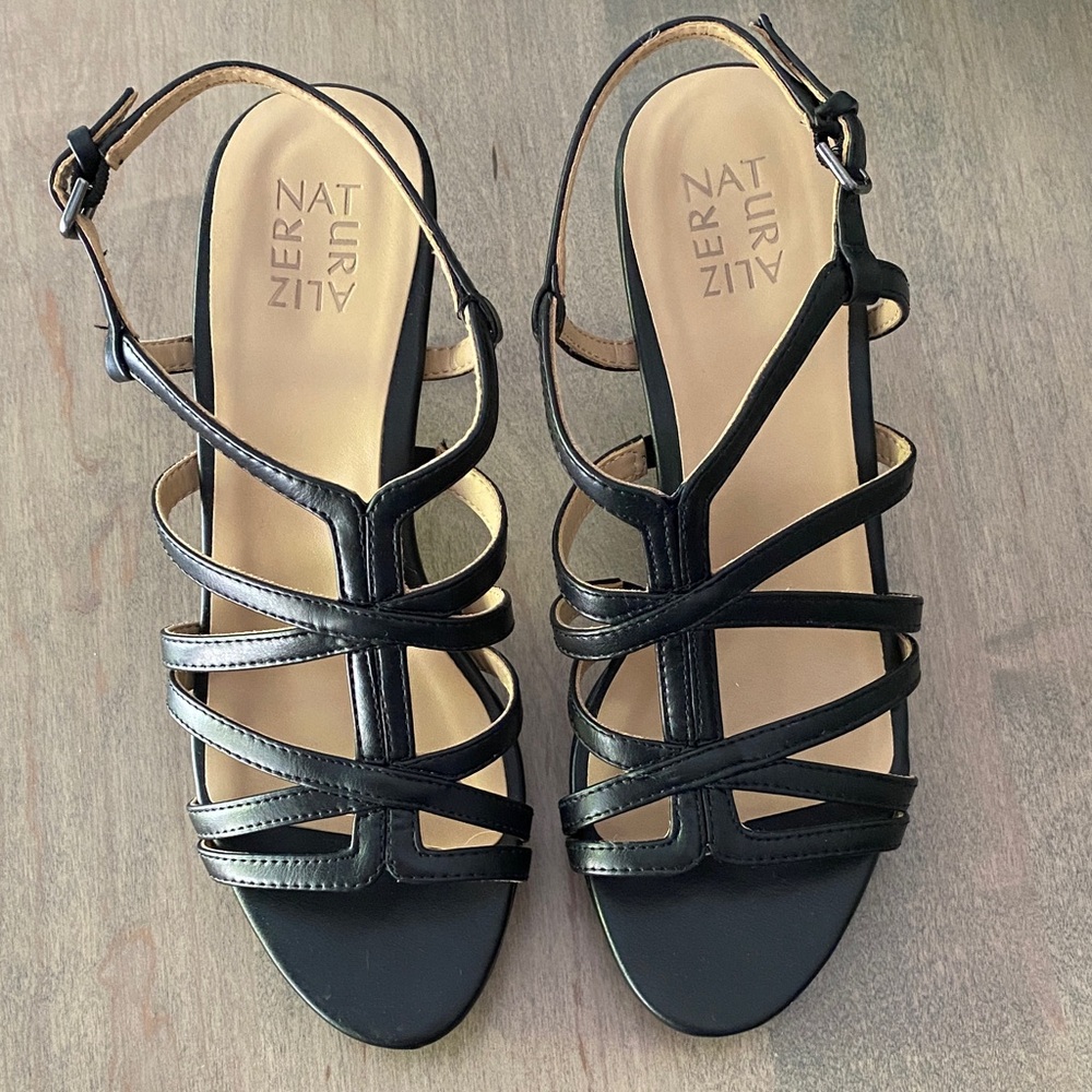 Naturalizer Elegant Black Sandals
